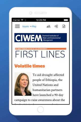 CIWEM The Environment Magazine screenshot 3
