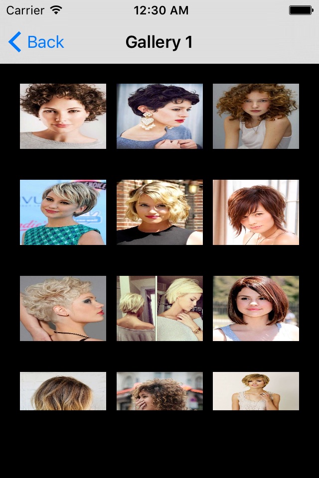 Short Hairstyles For Round Faces screenshot 2