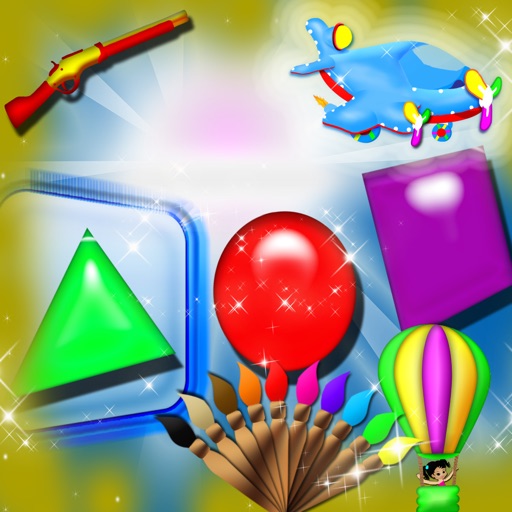 Kids Shapes Play & Learn Games Collection Icon