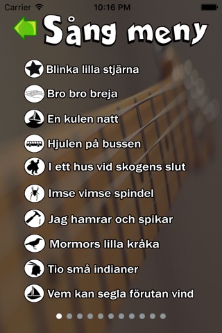 Upptagen med musik - Barnvisor screenshot 2