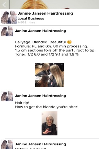 Janine Jansen Hair screenshot 2