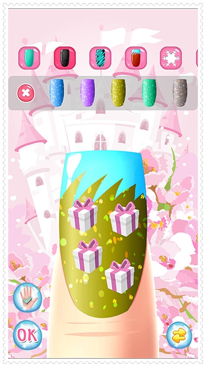 Nail Spa Salon Beautiful Princess girls - makeup makeover and games dressup nails art & polish screenshot-4