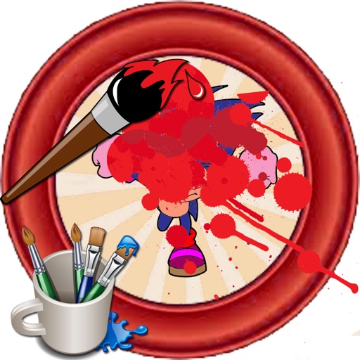 Coloring For Kids Cartoons sonic Hedgehog Version iOS App