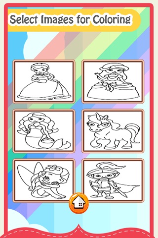 Fairy Tale Coloring Book Coloring Set In Pictures screenshot 3