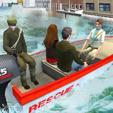 Activities of Boat Rescue Mission in Flood : Coast Emergency Rescue & Life Saving Simulation Game