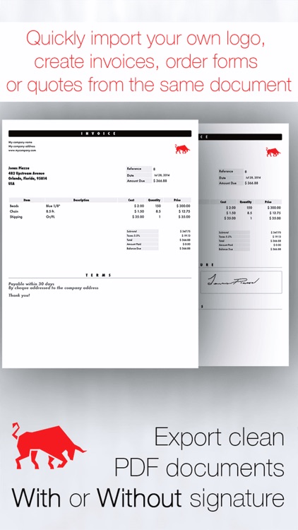 Invoice Maker Platinum: Essential PDF Invoicing & Mobile Estimates screenshot-2