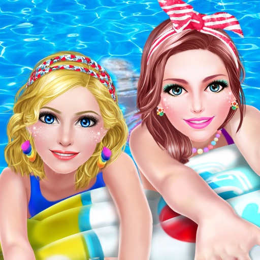 Summer Splash! Pool Party Spa - Makeup, Makeover & Dressup Game for Girls iOS App