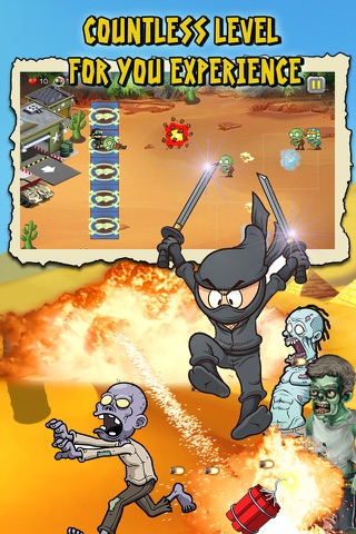 Ninja vs Zombies Premium screenshot 3