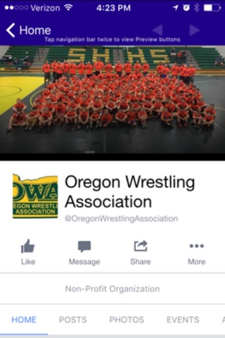 Oregon Wrestling Assoc. app screenshot 2