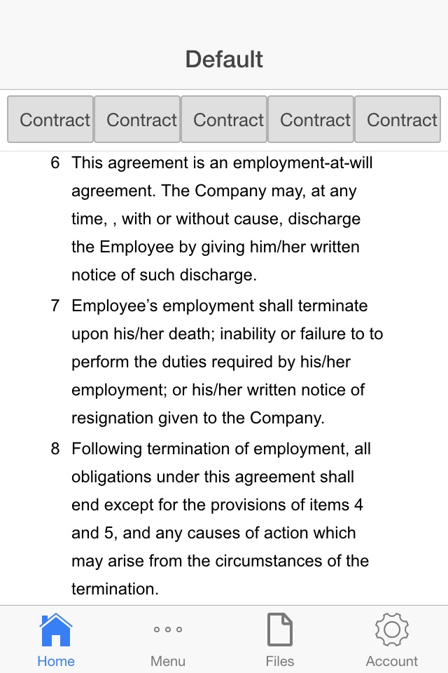 Work Contract screenshot 3