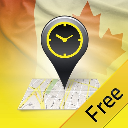 Canada Places & Hours Map Finder Free icon