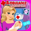 Ambulance Newborn Baby & Mommy - Kids Emergency Pregnancy Labor & Delivery Games