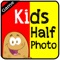 Kids Half Photo - The Animals Learning for Fun