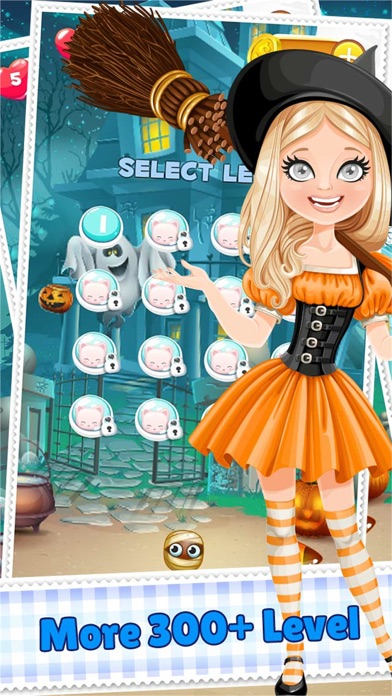 BUBBLE SPINNER FUNNY CAT POP SHOOTER - ADDICTIVE PUZZLE WITCH ACTION GAMES 1.1 IOS GAME GIẢI TRÍ BUBBLE SPINNER FUNNY CAT POP SHOOTER - ADDICTIVE PUZZLE WITCH ACTION GAMES 1.1 IOS