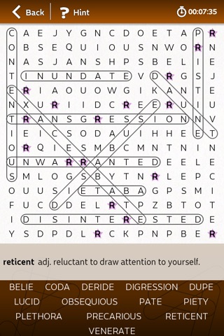 Wordsearch: Mixed SAT Puzzles screenshot 4