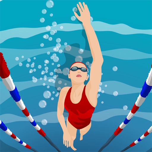 游泳冠军争夺-游泳健将前来比赛,摘得桂冠为国争光 icon