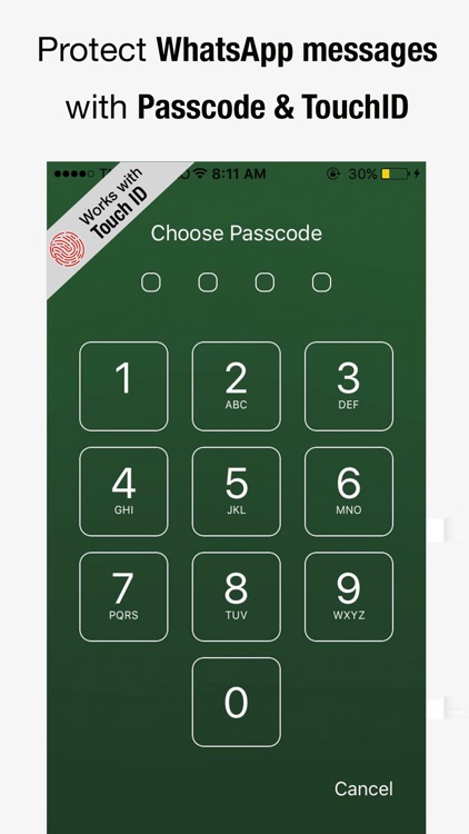 Passcode for WhatsApp Messenger Pro - Chats