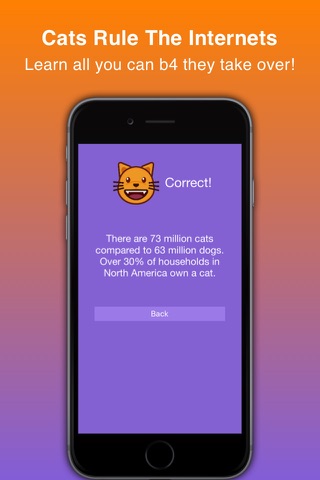 Kitty Cat Trivia - A "Daily" Game To Test Your How Much You Know About Our Feline Friends! screenshot 2