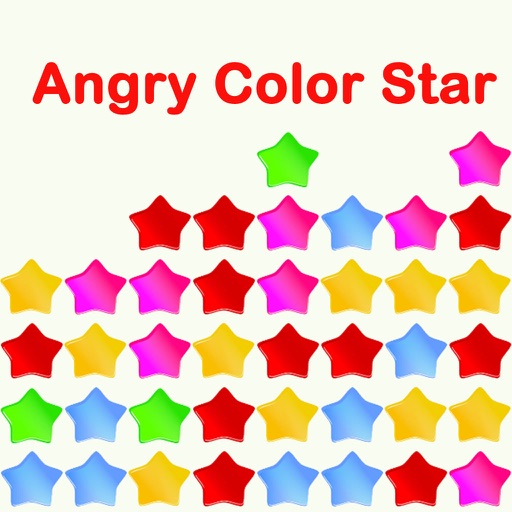 Angry Color Star Icon