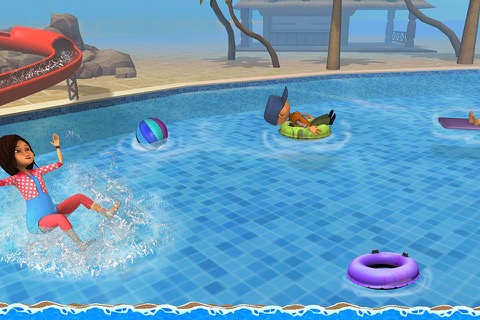 Aqua Park Speed Coaster Slide Cool Water Race Simulator Gameのおすすめ画像3