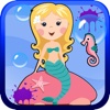 Kids Coloring Free Game Mermaid Guppies Version