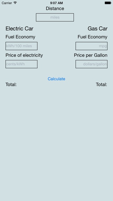 Electric Vs Gas Vehicle Fuel Cost Calculator Price Drops Screenshot 2 For Electric Vs Gas Vehicle Fuel Cost Calculator