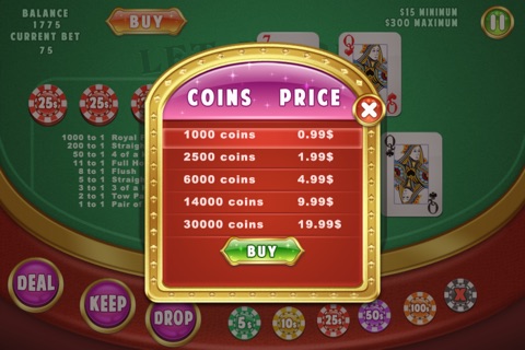 Let It Ride Poker Tourny Let Em Ride Pai Gow Poker screenshot 3