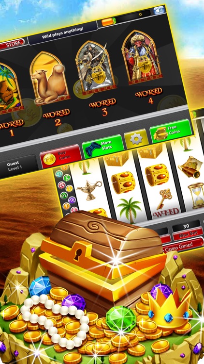 The New Desert Treasure Deluxe Slot - Win the Huge Jackpot!