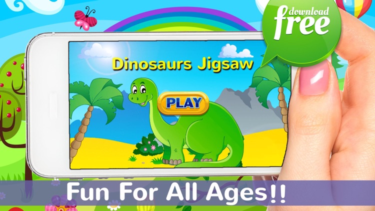 Dinosaurs Jigsaw Puzzles Free For Kids & Toddlers!