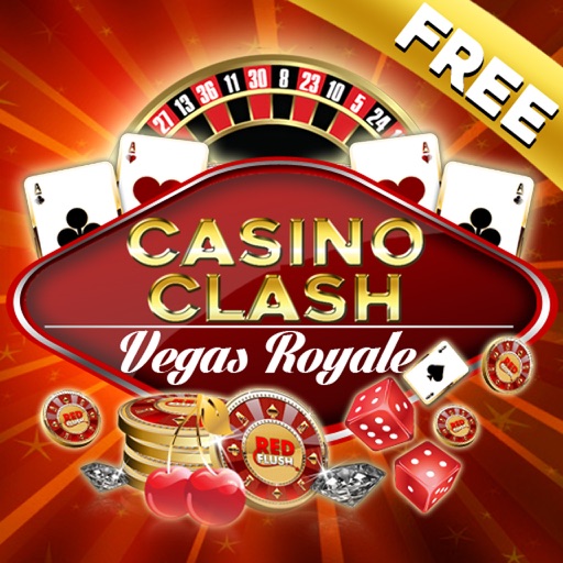 Casino Clash Vegas Royale (FREE) - Roulette, Slots 8 Themes, BlackJack, Video Poker iOS App