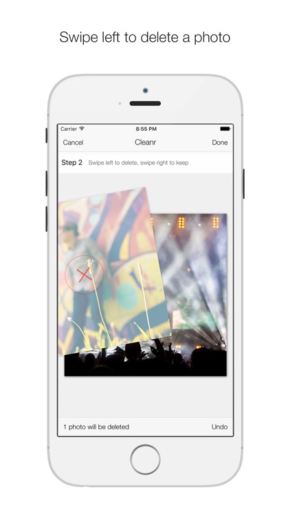 Cleanr for Camera Roll - Fastest way to delete unwanted photos quickly and easily to free up space