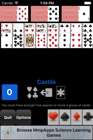Castile Solitaire screenshot 2