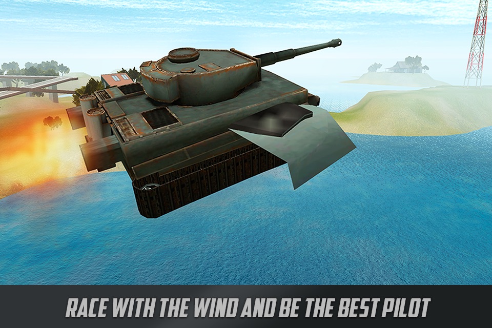 Battle Tank Flight Simulator 3D screenshot 4