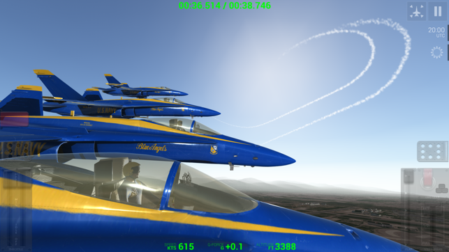 Blue Angels: Aerobatic Flight Simulator, game for IOS