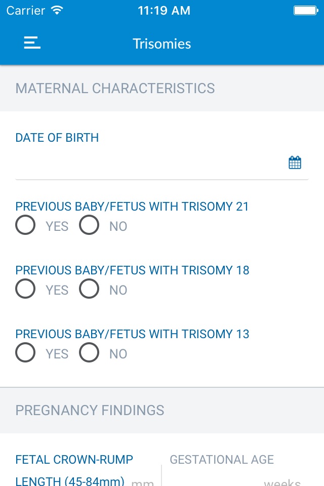 The Fetal Medicine Foundation screenshot 2