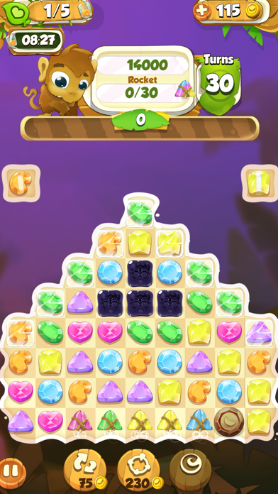 How to cancel & delete Gems World Match 3 Puzzle - Jewel Adventure Games from iphone & ipad 4