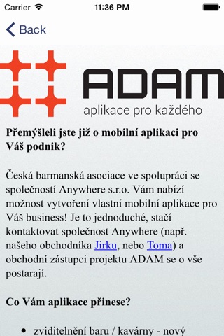 ČESKÁ BARMANSKÁ ASOCIACE screenshot 3