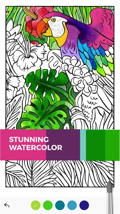Tayasui Color, a relaxing coloring book for adults screenshot-0