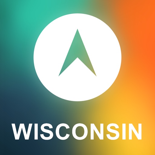 Wisconsin, USA Offline GPS : Car Navigation icon