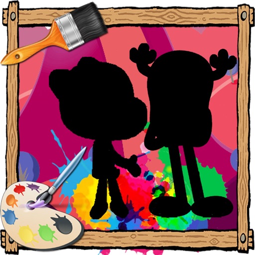 Paint For Kids Games gumballs Edition Icon