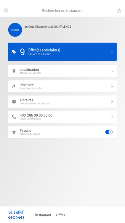 Restaurant Le Saint Georges