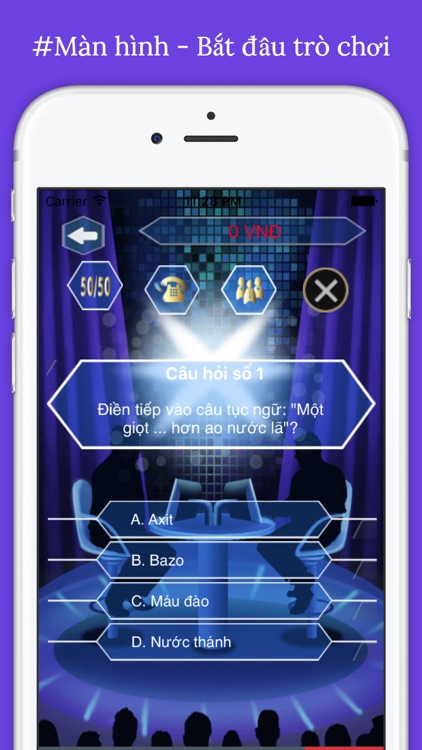 Game Show Ai Là Triệu Phú 2017 - Who wants to be a Millionaire screenshot-4