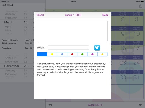 My Pregnancy Calendar screenshot 3