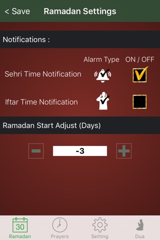 Ramadan Calendar 2016 Free جدول زمني رمضان مبارك screenshot 2