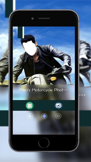 Men's Motorcycle Photo Suit - Awesome Uniform Camera Sticker(圖1)-速報App