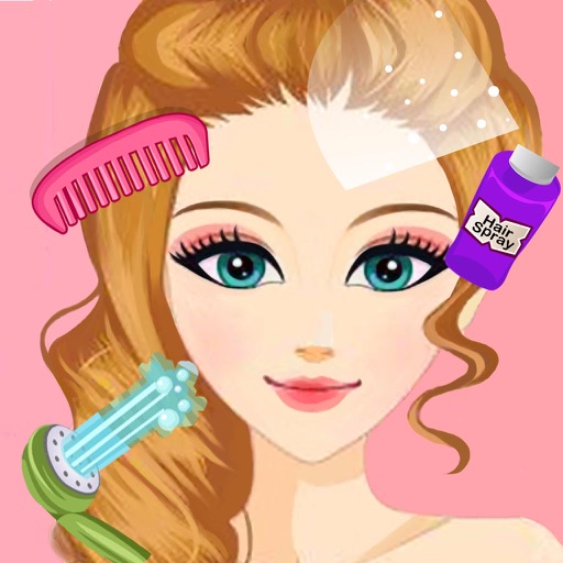 Beauty Princess HairStyles & Spa Salon - Girl Hair Makeover and Makeup Game Icon