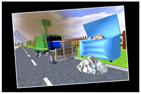 Garbage Truck Simulator HD screenshot 4