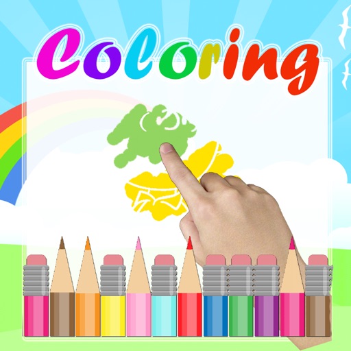 Game Paint Cartoon Coloring Page Peanuts Snoopy Edition Icon