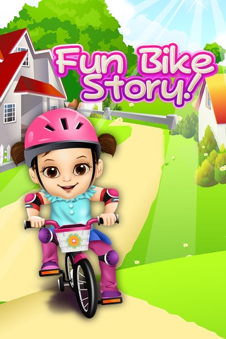 My New Baby Bike Story - Salon Spa Care, Newborn Dressup, Food Maker Games for Kids 2! screenshot 3
