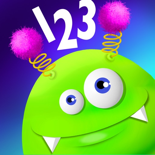 123 Monster Happy - Learn to Count Easy Numbers - Toddler Fun Math Games icon